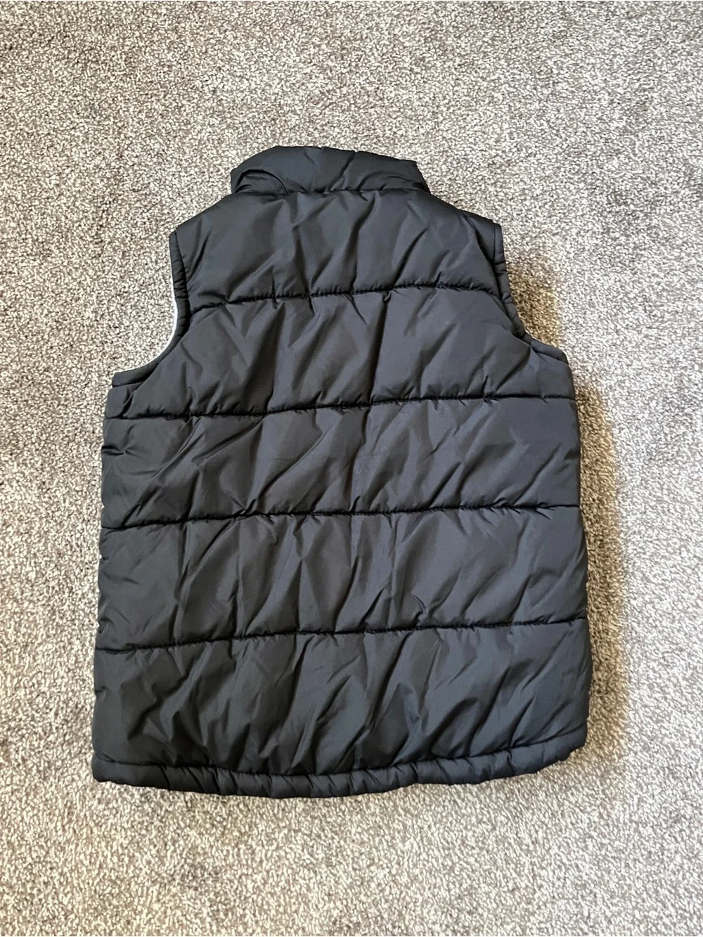 Old Navy Black Quilted Kids Puffer Vest